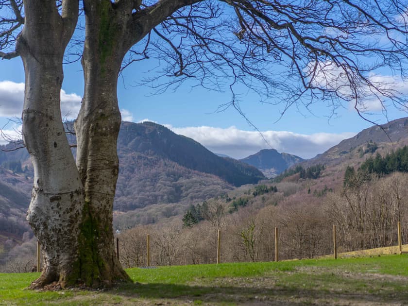 Outdoor area | The Farmhouse at Gelli Newydd - Gelli Newydd Farm Cottages, Llanrwst