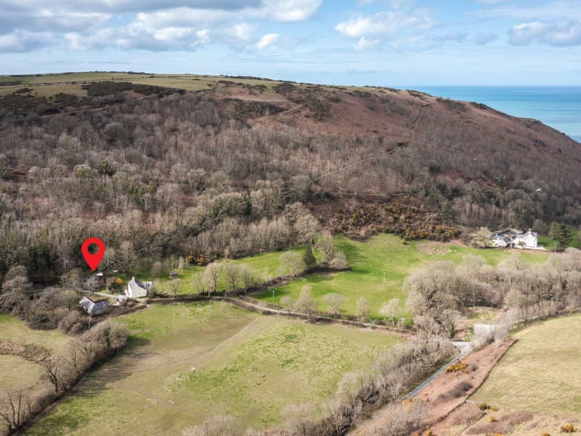 Cwm Bach, Cwm Tydu, near Llangrannog