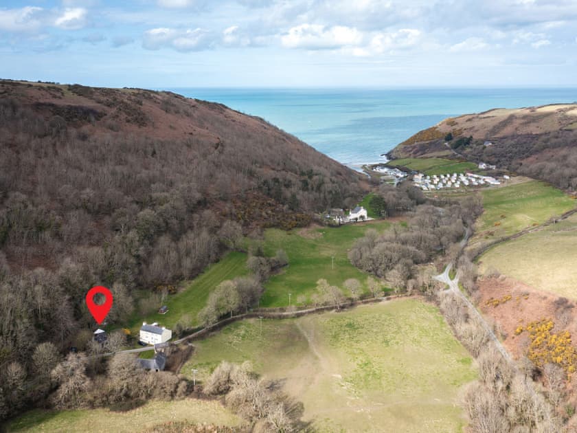 Cwm Bach, Cwm Tydu, near Llangrannog
