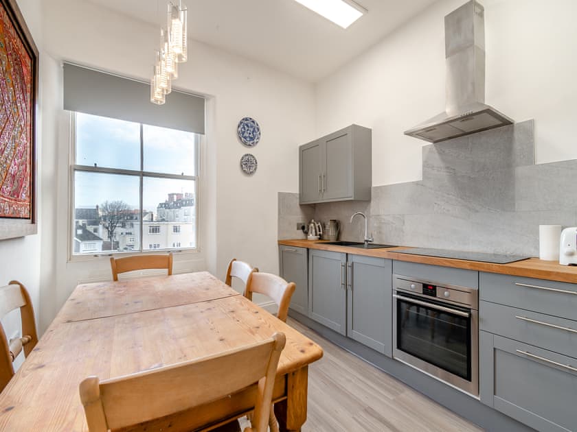 Kitchen area | Beaufort Apartment, Tenby