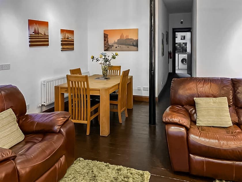 Living room/dining room | The Reivers Retreat - The Old Drapery Apartments, Haltwhistle