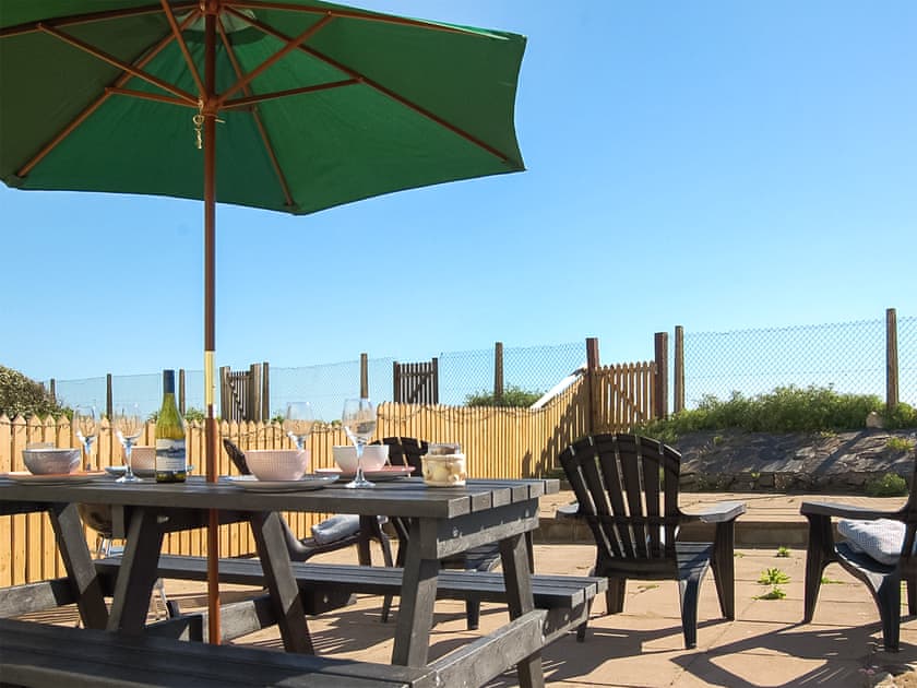 Outdoor area | Sunny Side Up Beach House, Tywyn