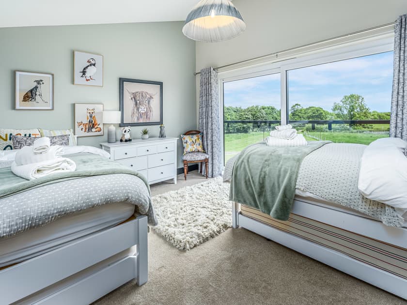 Twin bedroom | Bellshill Bothy, Bellshill, near Bamburgh