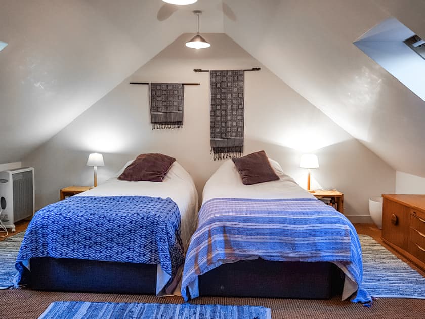 Twin bedroom | Moonzie Stable, Cupar, near St Andrews