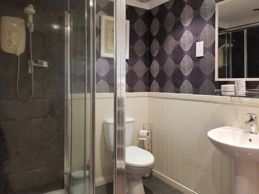 Shower room | Leven Lodge 3 - Loch Lomond Sanctuary Lodges, Loch Lomond