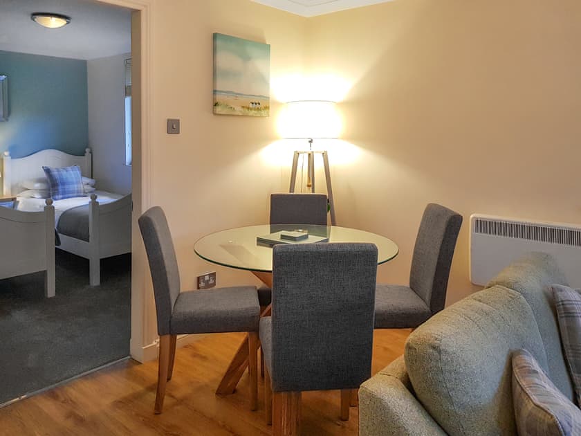 Dining Area | Leven Lodge 2 - Loch Lomond Sanctuary Lodges, Loch Lomond
