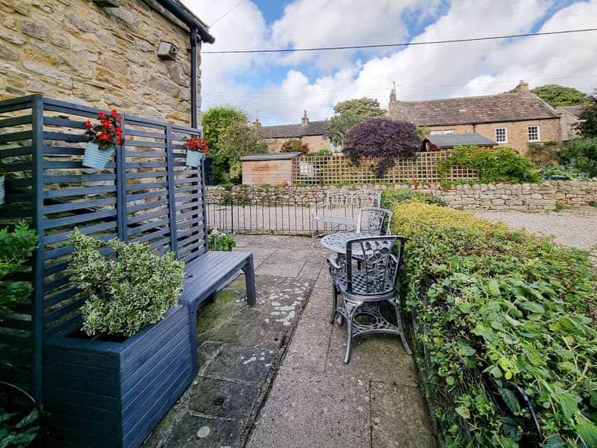 Sitting-out-area | Town Hall Cottage, Redmire near Leyburn