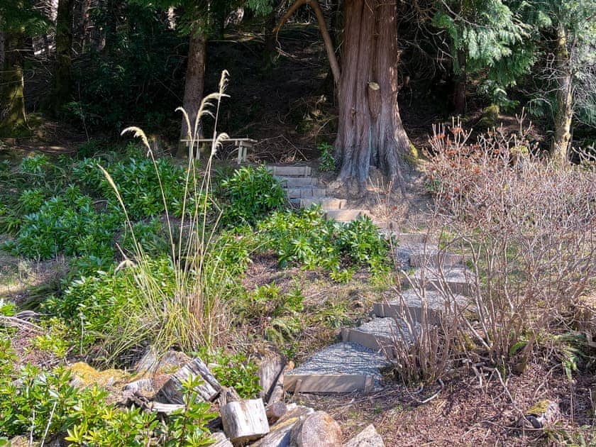 Garden | The Holly Trees- The Holly Tree Cottage - The Holly Trees, Kilmun, near Dunoon