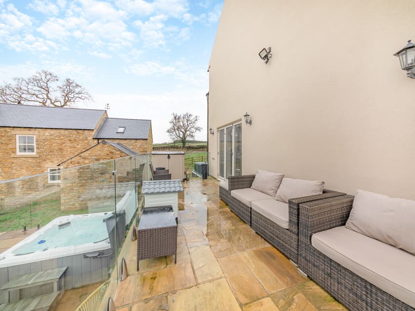 Patio | Binchester Crag Farm, Bishop Auckland