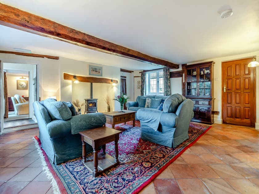 Living room | The Farmhouse - Wash Farm Barns, Banham