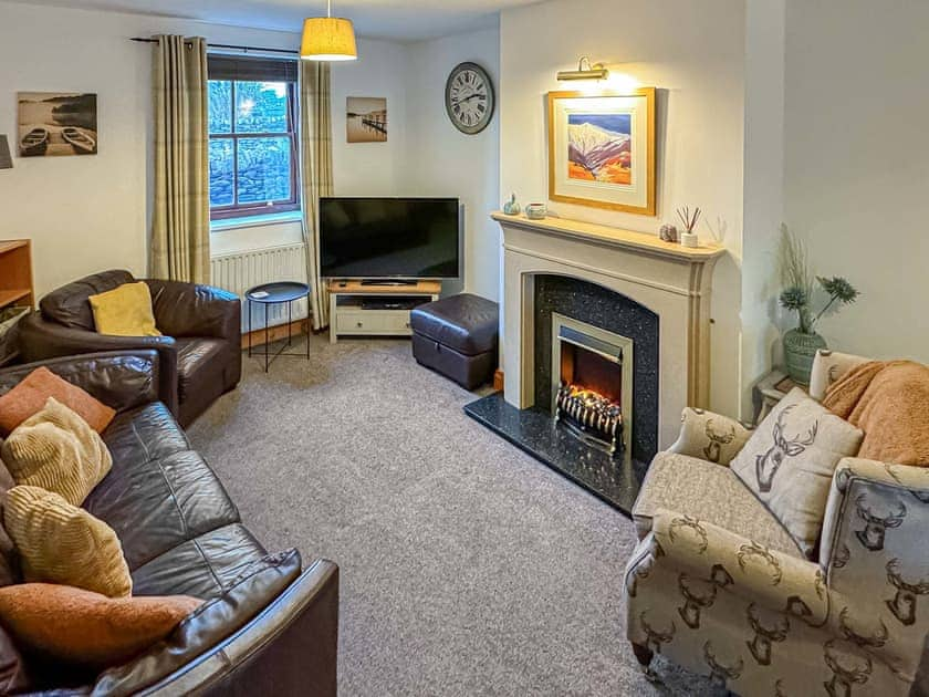 Characterful living and dining room | Apple Tree Cottage, Threlkeld, near Keswick