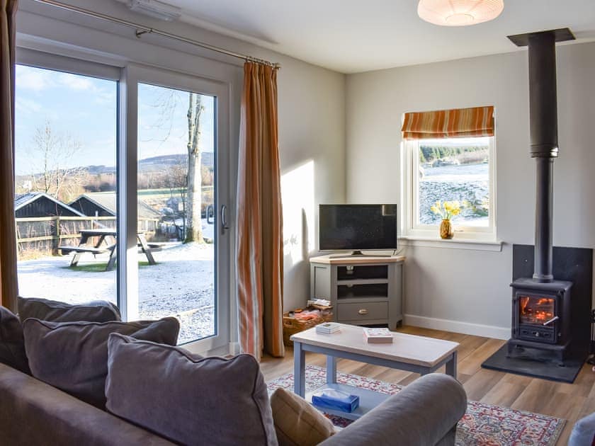 Open plan living space | Rannoch Lodge, Aberfeldy