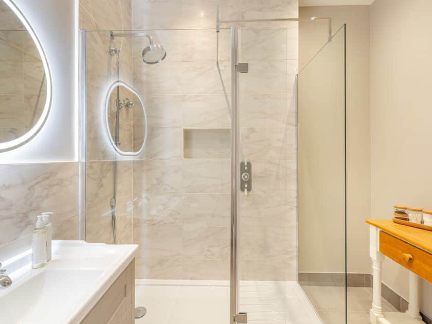 Shower room | Rose Cottage - Cheshire Barns, Antrobus, near Northwich