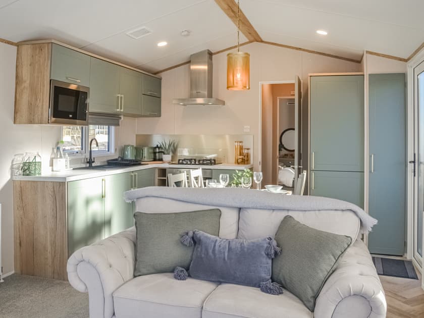 Open plan living space | Waterfoot Lodge, Amotherby