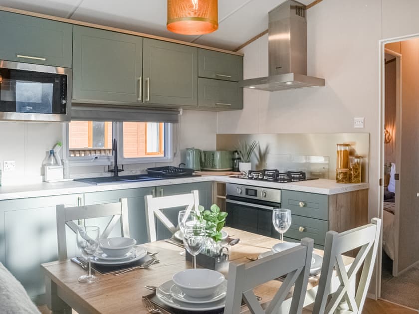Kitchen area | Waterfoot Lodge, Amotherby