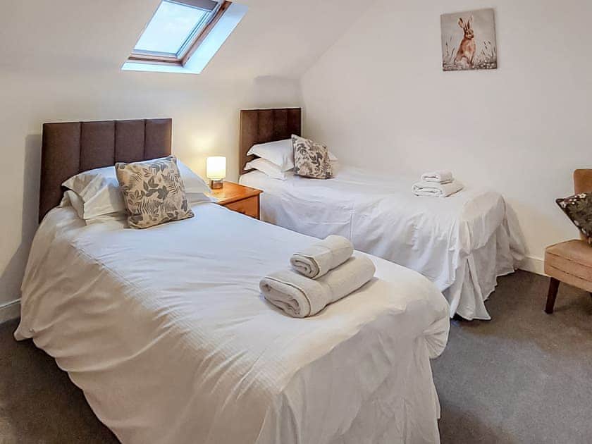 Charming twin bedded room | Culquhasen, Newton Stewart, near Stranraer