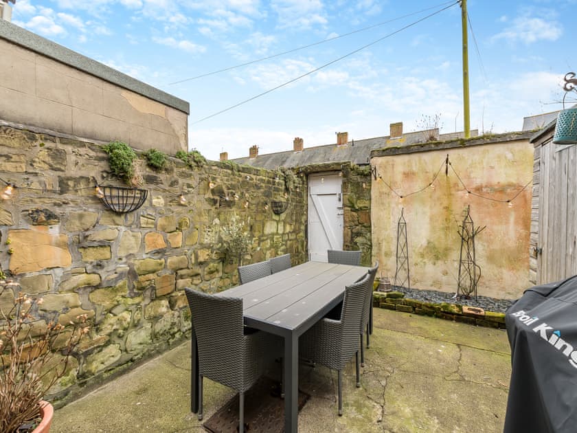 Outdoor eating area | Coral Cottage, Amble