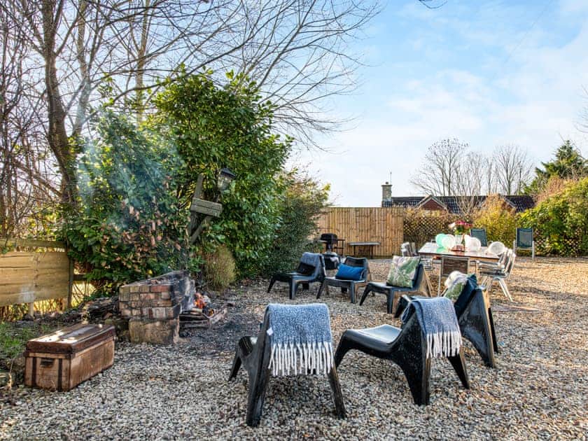 Outdoor area | The Pines - Wick Properties, Wick