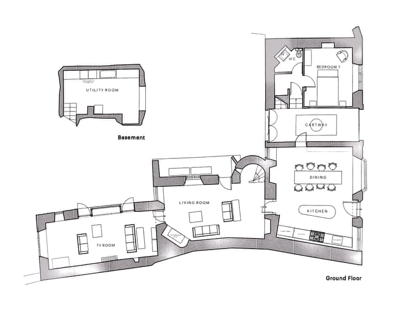Floor plan | The Malthouse, Norton St. Philip, near Bath