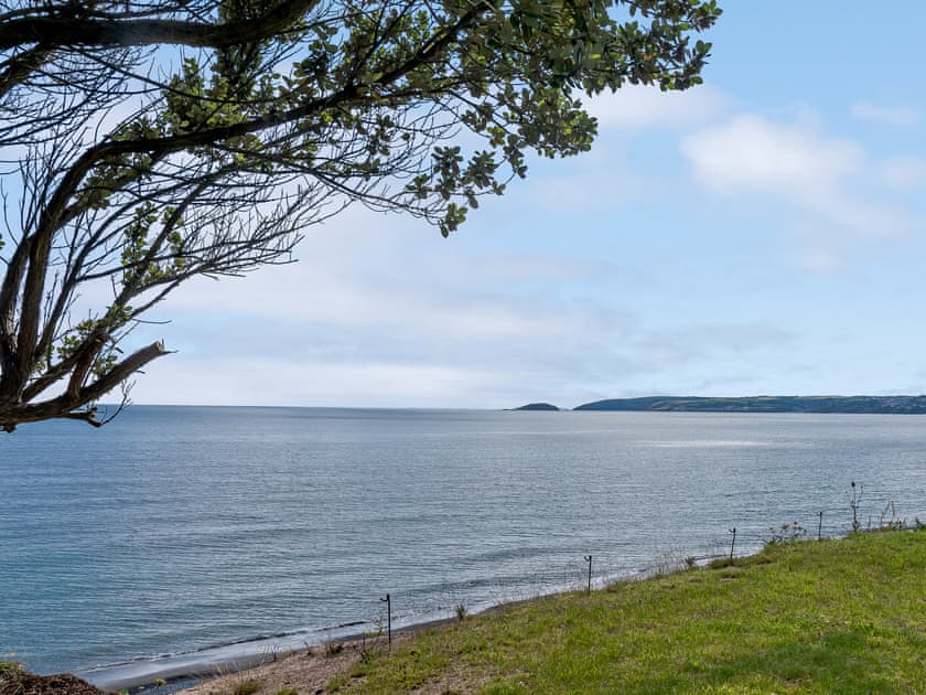 View of Looe island from Yardley House | By The Beach, Downderry and Seaton, near Looe