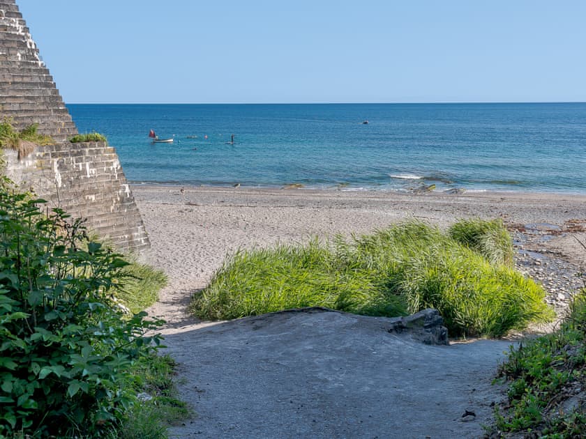 Beach from Yardley House | On The Beach - Yardley House, Downderry and Seaton, near Looe