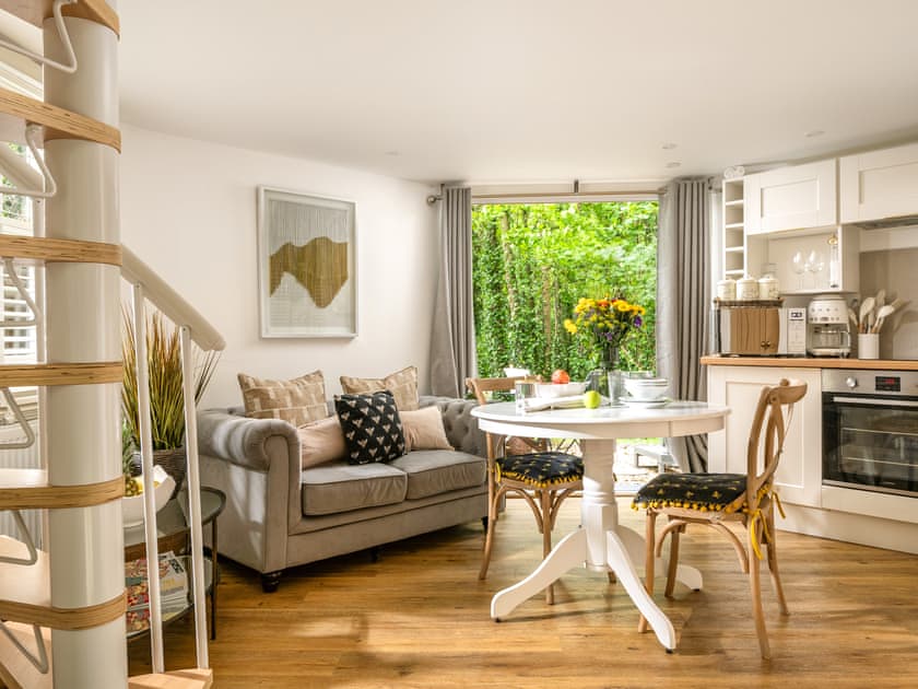Open plan living space | Honeycombe Treehouse - The Vineyard, Blandford Forum