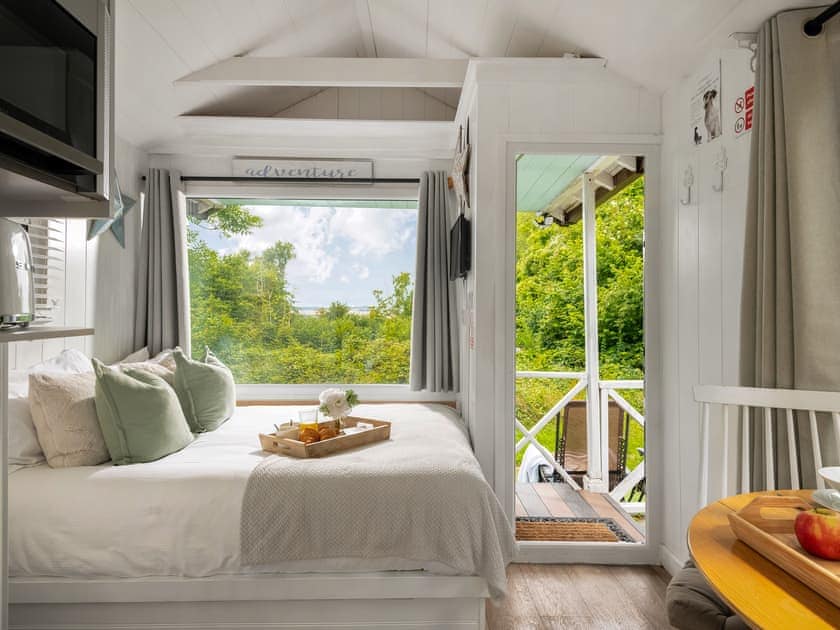 Delightful bedroom area | Art Studio - Downwood, Near Blandford Forum