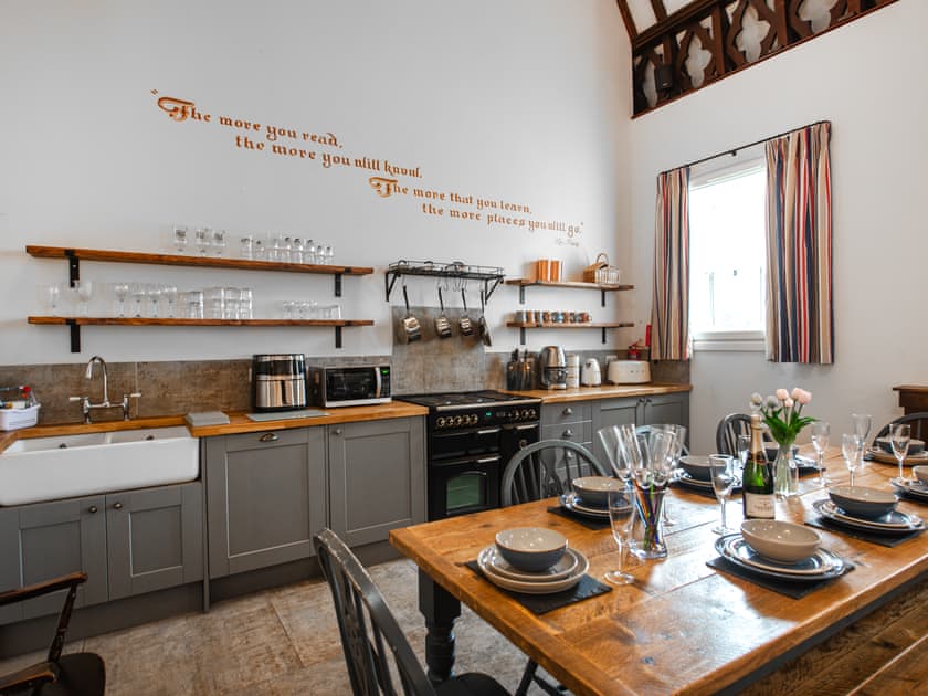 Kitchen area | The Old School House 1 - The Old School House Accommodation, Burwarton, near Bridgnorth 