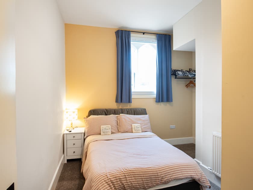 Double bedroom. Super kingsize bed or can be made into 2 single beds  | The Old School House 1 - The Old School House Accommodation, Burwarton, near Bridgnorth 
