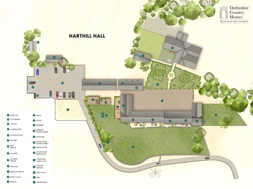 Floor plan | Priesthill - Harthill Hall, Alport, near Bakewell