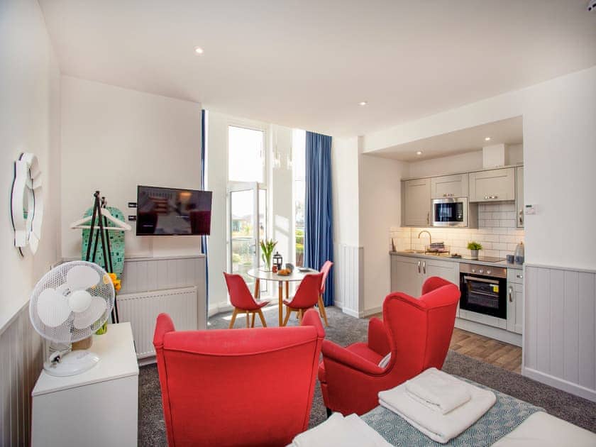 Living area | Mermaids View - Sunnybeach Holiday Apartments, Paignton