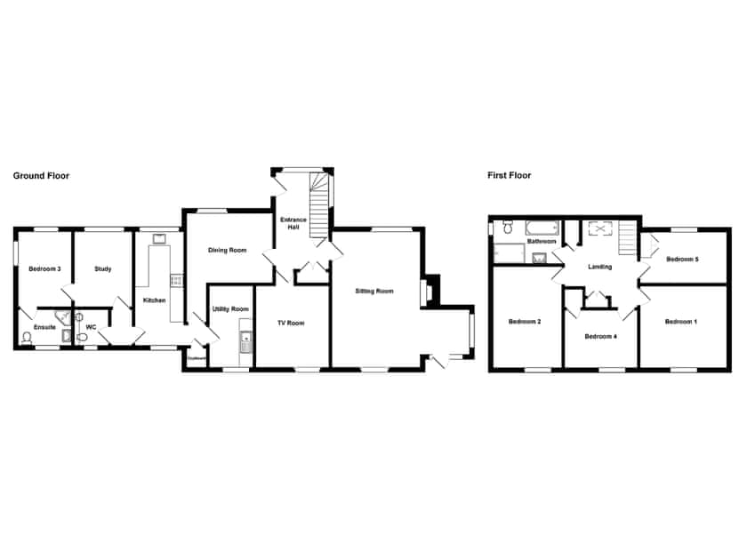 Floor plan | The Lake House, Tattingstone, near Ipswich