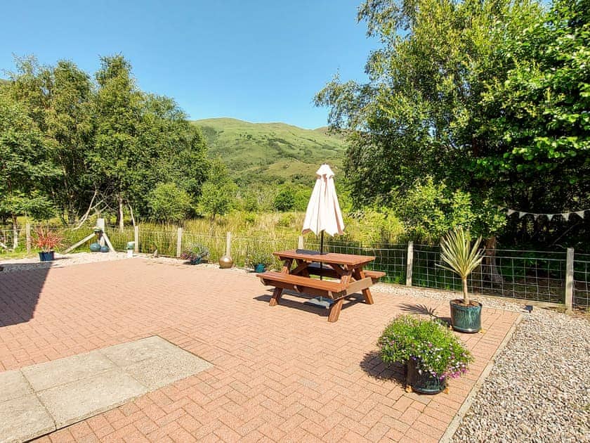Private outdoor area  | Roe Deer Cottage, North Ballachulish, near Glencoe
