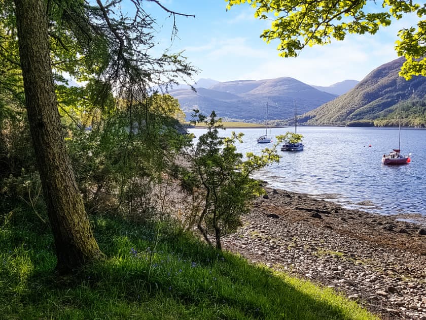 Bishops bay. A  5 minute walk away | Roe Deer Cottage, North Ballachulish, near Glencoe