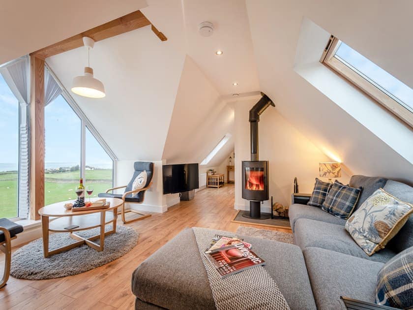 Open plan living space | Seascape Barn, Kirkcolm, near Stranraer