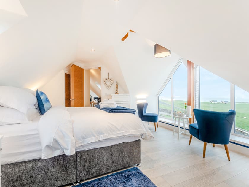 Double bedroom | Seascape Barn, Kirkcolm, near Stranraer