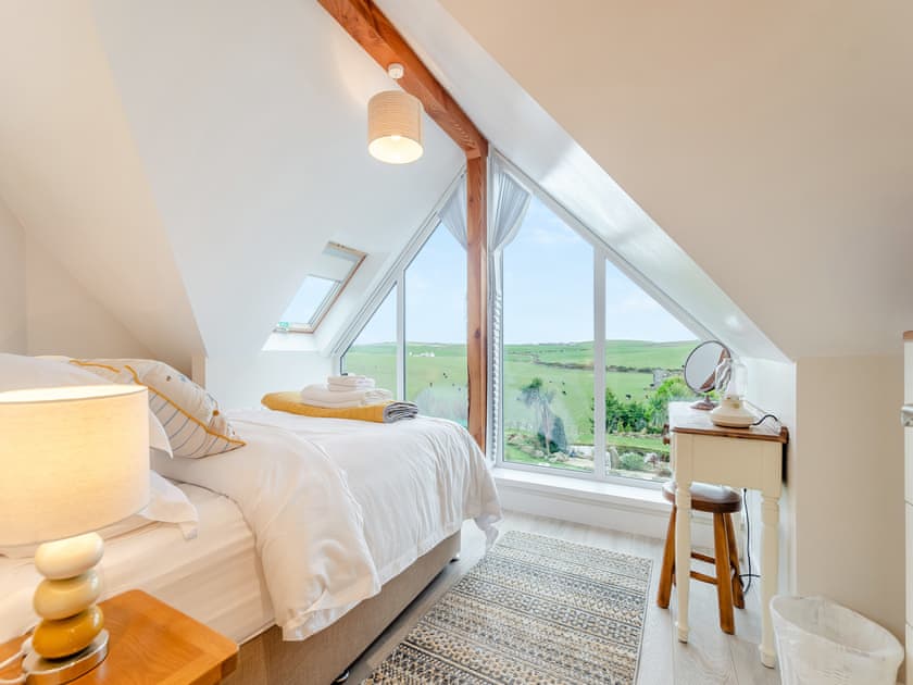 Double bedroom | Seascape Barn, Kirkcolm, near Stranraer