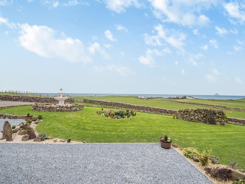 Outdoor area | Seascape Barn, Kirkcolm, near Stranraer