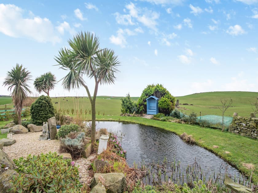 Outdoor area | Seascape Barn, Kirkcolm, near Stranraer