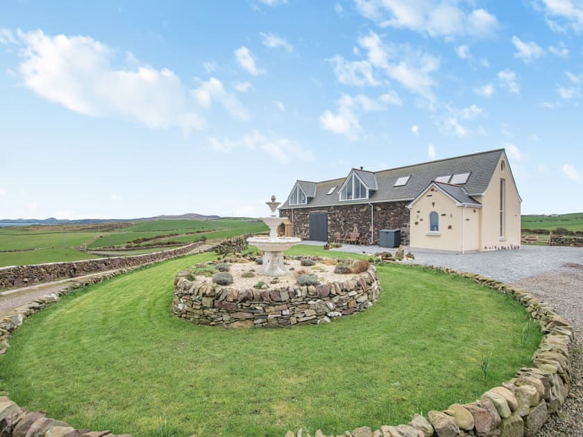 Outdoor area | Seascape Barn, Kirkcolm, near Stranraer