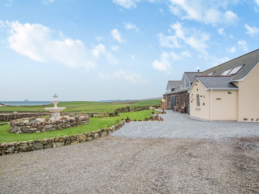 Outdoor area | Seascape Barn, Kirkcolm, near Stranraer