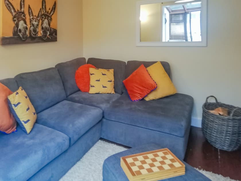 Cozy snug/lounge area | Maes Derlwyn, Llanberis, near Caernarfon