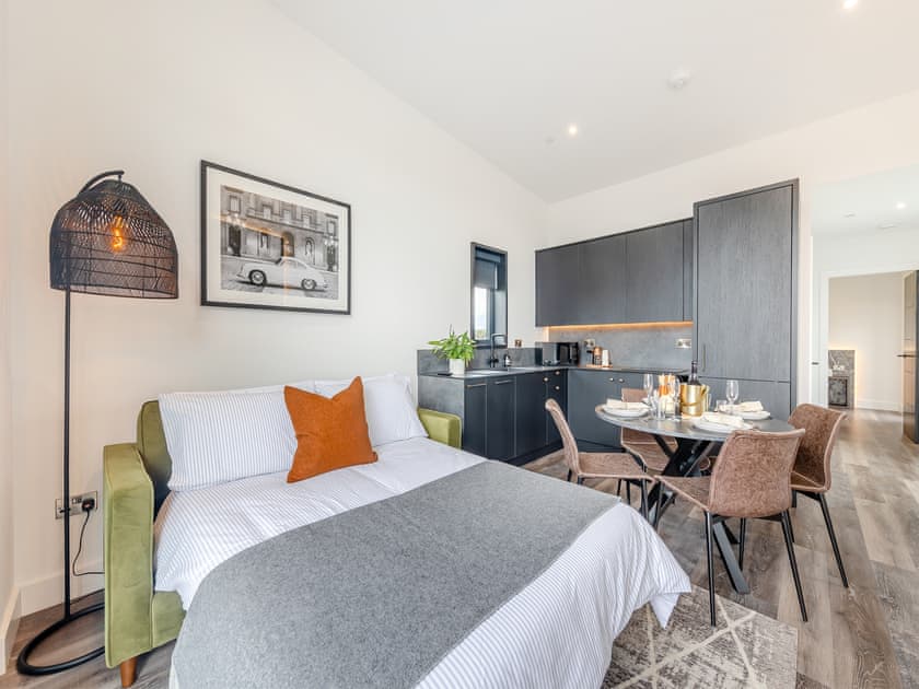 Open plan living space | Lodge Three - Ty Llwyd, Llangefni