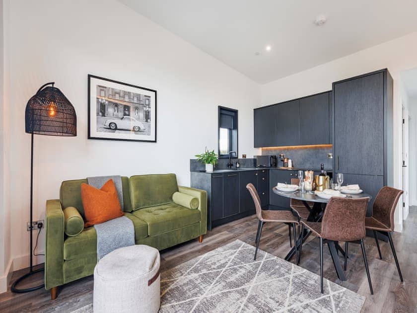 Open plan living space | Lodge One - Ty Llwyd, Llangefni