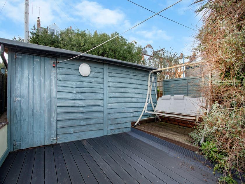 Sitting-out-area | Hill View, Sidmouth