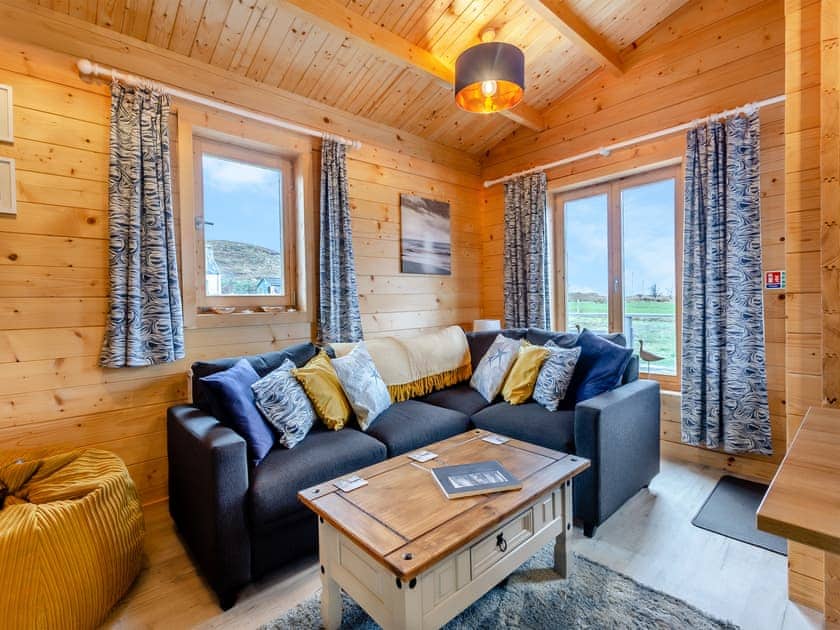 Open plan living space | Seashell Lodge, Opinan, near Gairloch