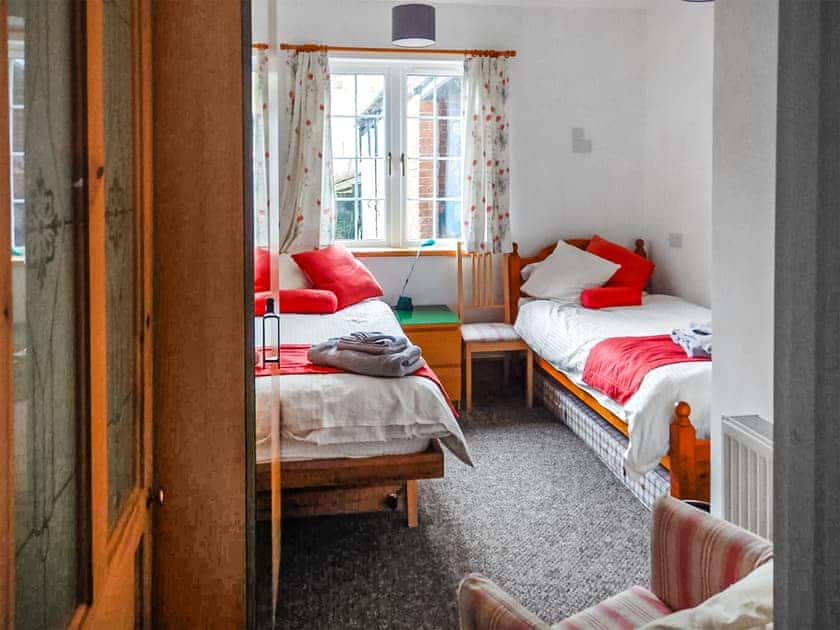 Twin bedroom | The Annex at Is Y Coed, Welshpool