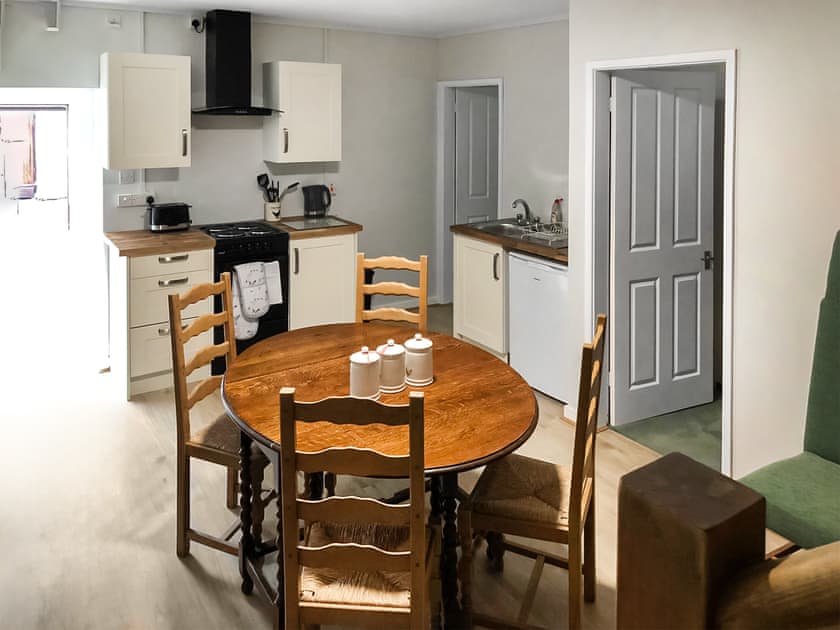 Open plan living space | Crogen Coach House, Bala