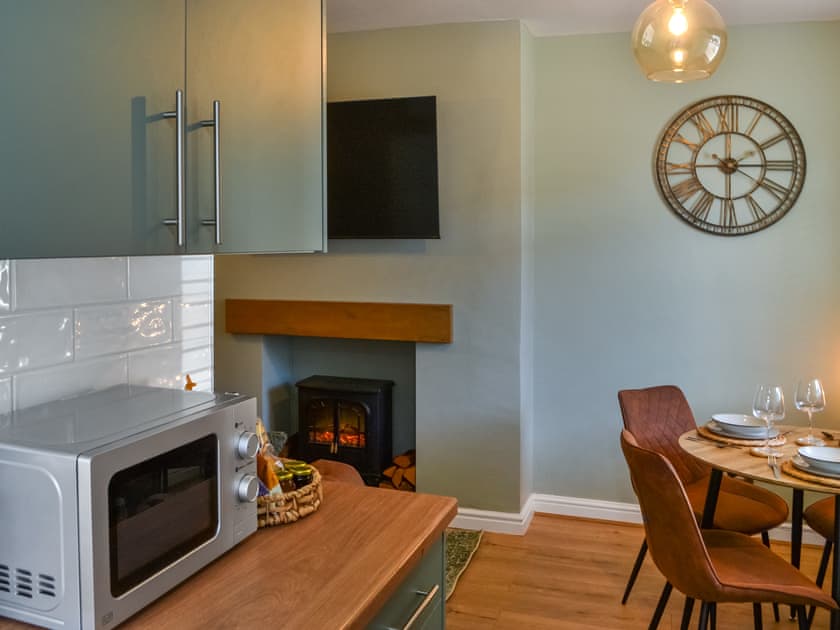 Kitchen/diner | Hogarth Apartment by the Sea - Hogarth by the Sea Apartments, Newbiggin-by-the-Sea