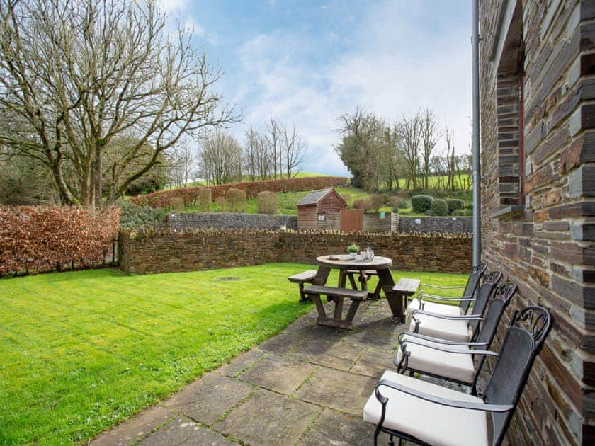 Outdoor area | Golf Club Lodges- Curlew - Golf Club Lodges, Blackawton, near Totnes